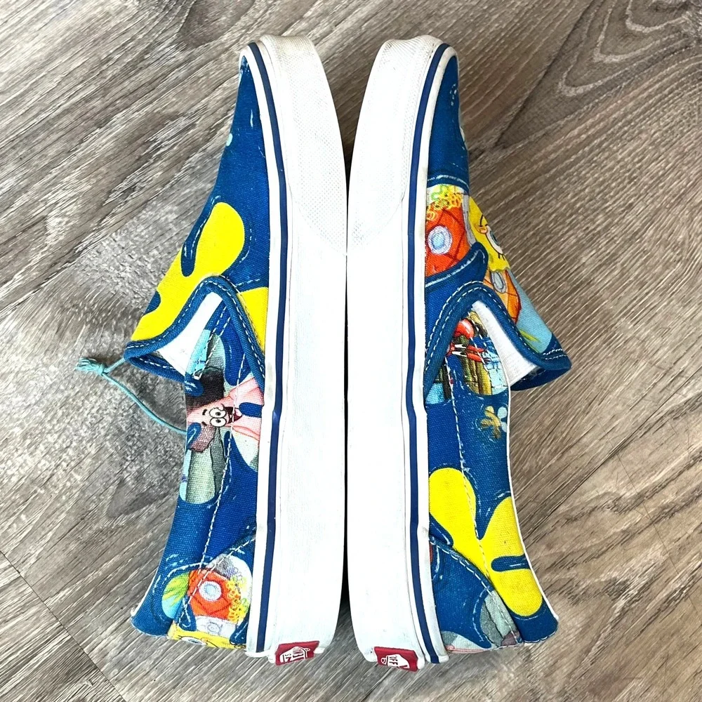 Vans x Sponge Bob Squarepants AlohaBob Blue Tropical Womens 5.5 Mens 4 EU 35‎